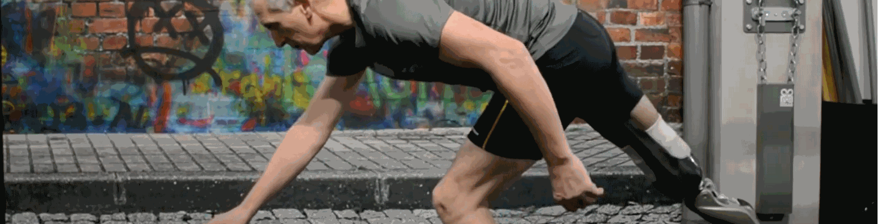 Leren hardlopen met een prothese